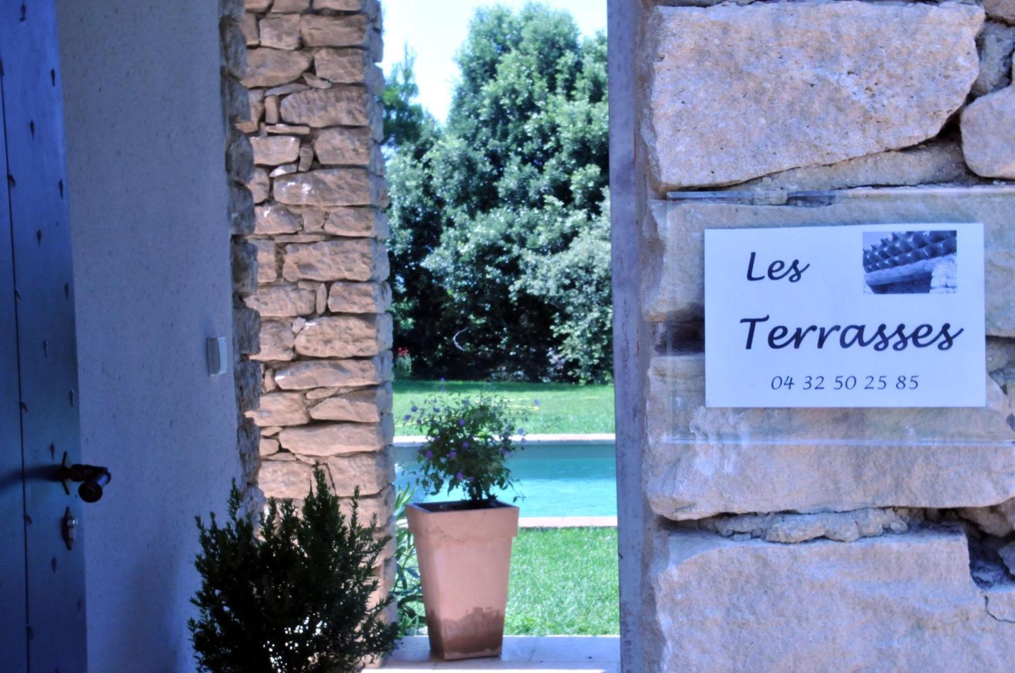 Les Terrasses - Gordes Pensionat Eksteriør billede